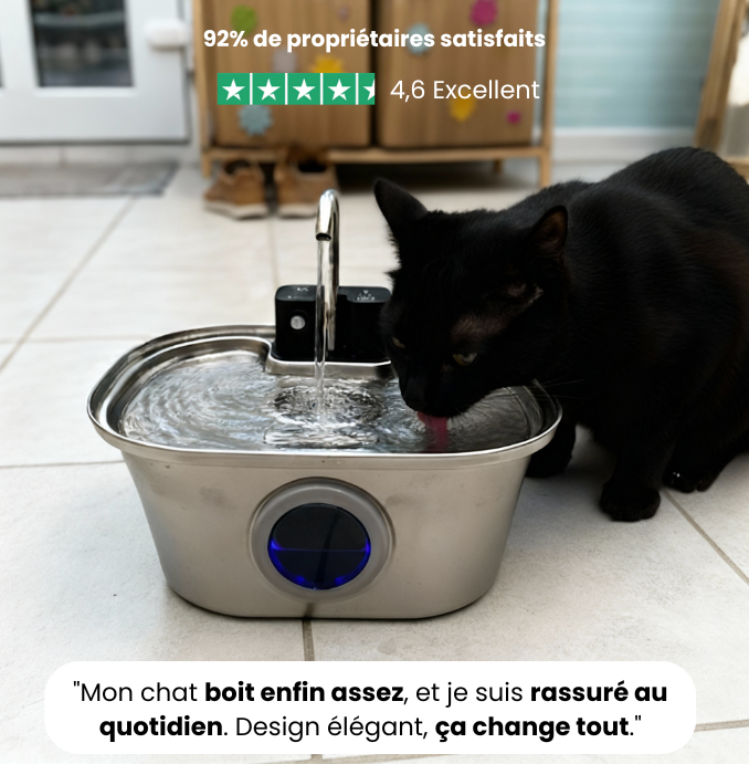 Fontaine à eau sans fil