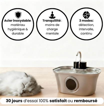 Fontaine à eau sans fil